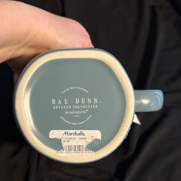 Rae Dunn Blue 'Peace On Earth' Mug NWT - Picture 5 of 6